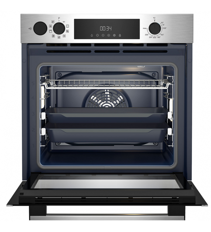 Horno GRUNDIG GEBM34001XP INOX Multifunción Pirolitico A+ Electrodomésticos  Web